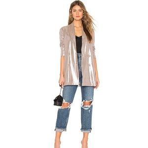 Revolve Metallic Boyfriend Blazer